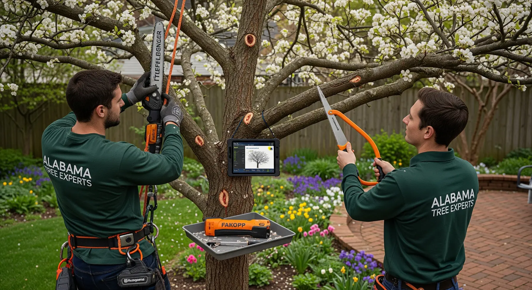 Tree Pruning Residential Garden Flowering Specimen