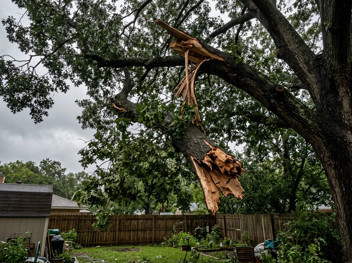 emergency hanging split branch