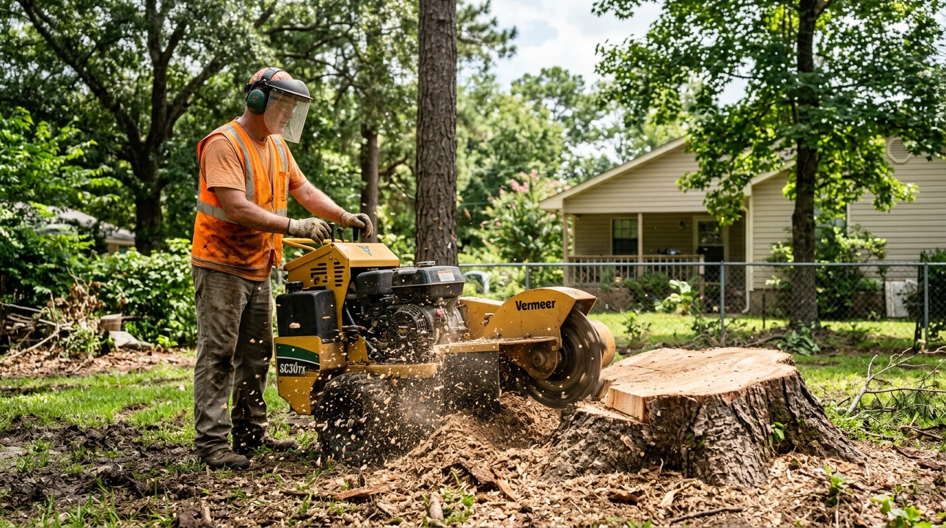 stump grinding removal service alabama